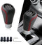 1 PC Car Shift Knob Head, 1.96 x 3.5 x 0.7 5 Speed Manual Shift Lever with Adapter Accessories, Leather Easy Grip Shift Knob Replacement, Universa...