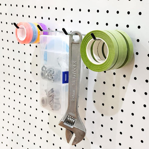 Pegboard Hooks Pegboard Accessories,2 inch,Pegboard Organizer Kit for Garage Organization,Tool Storage, 32 Pack...