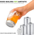 200pcs Regular Mouth Canning Lids, 70mm Mason Jar Lids for Canning, Reusable Leak Proof Split-type Gold Lids, Food Grade Material (70mm, Silver)...
