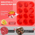 12 Cups Silicone Muffin Pan, 2 Pack Non-Stick Cupcake Pans Silicone Muffin Tray Baking Pan for Making Muffin Cakes, Cupcake, Bread, Tart, Egg Bite...