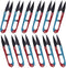 ESHATO 12 Pack Sewing Scissors for Fabric, 4.1inch Mini Small Snips Trimming Nipper, Yarn Thread Craft Scissors Cutters, Great for Office Home Sch...