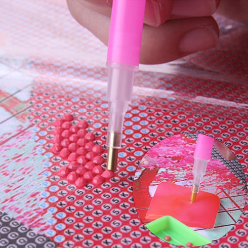 60 Pcs 5D Diamond Painting Glue Clay, Environmental DIY Painting Glue Clay Diamond Painting Glue Clay Wax Embroidery Cross-Stitch Painting Set Too...