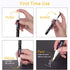 Extra Fine Tip Chalk Markers (8 Pack 1mm Point), Liquid Chalk Pens - Dry Erase Marker Pens for Blackboard, Chalkboards, Windows, Glass, Bistro, Ca...