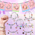 DiiuuAII Charm Bracelet Making Kit for Girls,142 Pcs DIY Charm Bracelet Jewelry Making Kit, Gift Packaging Available As Christmas Gift,with a Port...