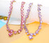 JNF Crystal Rhinestone Choker Collar Necklace For Women Colorful Bling Neck Chain Trendy Sparkly Statement Piece Crystal Rhinestone Heart Bib Neck...