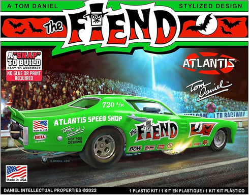 ATLANTIS TOY & HOBBY INC. Snap Tom Daniel Fiend Funny Car 132 AANM8278 Plastic Models Other Misc...