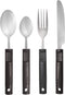 Rehabilitation Advantage Utensil Set with Lightweight Plastic Handles...