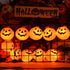 Pumpkin Halloween Decorations Lights, 8.5FT Pumpkin String Lights with 10 LED Waterproof Orange Jack-O-Lantern Lights for Outdoor Indoor Home, Hal...