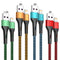 Durcord iPhone Charger 6FT/6/3/1.5, Lightning Cable Fast Charging Cable Nylon Braided Cord Compatible with iPhone 14/13/12/11 Pro Max/XS MAX/XR/XS...
