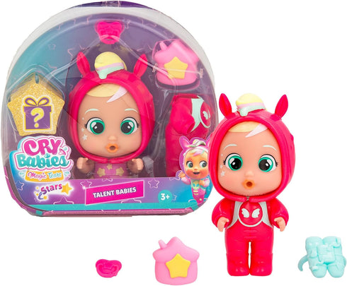 Cry Babies Magic Tears Talent Babies, Hannah - 6+ Surprises, Accessories, Great Gift for Kids Ages 3+...