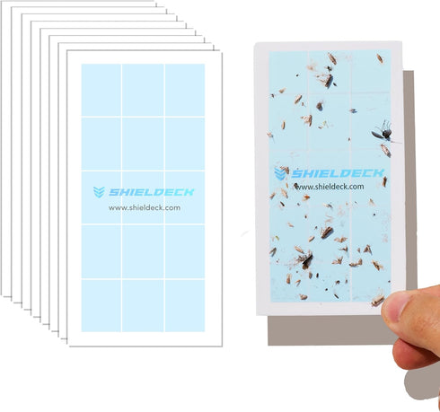 BuzzTrap Refills - 8-Pack Sticky Pads - Indoor Flying Insect Trap - Plug-in Fly, Fruit Fly, Gnat, and Mosquito Trap (8 Refills - No Device)...