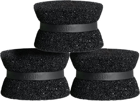 Dotti Super Scrubber Silicone Sponge - Odor-Free, Non-Scratch, Fast-Drying, and Dishwasher-Safe Dish Scrubber - Also for Showers, Tile, and Counte...