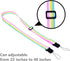 Sunmns Camera Neck Shoulder Strap Compatible with Instax Mini 12 11 9 8 90 70 Instant Film Camera, Rainbow...