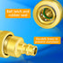 Boltigen R1234yf to R134a Adapter, R1234YF Quick Adapter Adjustable High and Low Side Connection R134a Quick Coupler Connection to R1234yf, R134a ...