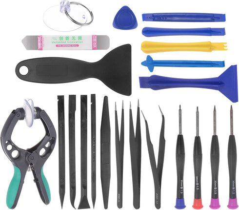 uxcell Electronics Repair Tool Kit, 23 in 1 Magnetic Precision Screwdriver Tweezer Sets for Repairing Mobile, Computer, Laptop, Small Home Applian...
