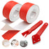 SNAILGARDEN 2 Rolls Bath Sealant Strip, Acrylic Adhesive Caulk Strip with 2Pcs Caulking Tools, White Seal Strip Waterproof Sealant Tape for Bathro...