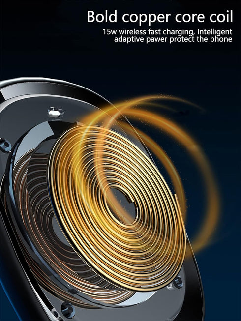 Magnetic Wireless Car Charger Mount for Magsafe iPhone 15/15 Plus/15 Pro Max/14/14 Plus/14 Pro Max/13/13 Pro Max/12/12 Mini/12 Pro/12 Pro Max, 15W...