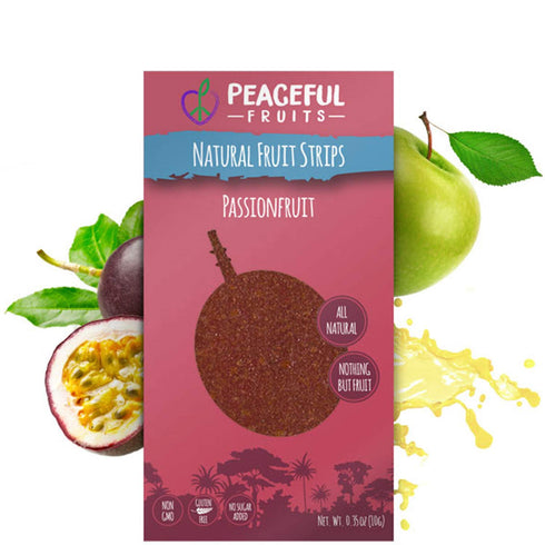 Peaceful Fruits 100% Fruit Strips (Passionfruit, 12 count)...
