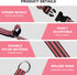 Martingale Dog Collars Reflective Nylon Dog Collar with Quick Release Buckle Adjustable Training No Slip Dog Collar (Large, Cherry Pink)...