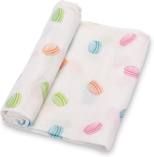 Swaddle Blanket, 100% Organic Cotton Baby Blanket, Soft Muslin Swaddle Blanket 47 x 47 Inches, Neutral Baby Blanket for Boys and Girls, Baby Essen...