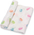Swaddle Blanket, 100% Organic Cotton Baby Blanket, Soft Muslin Swaddle Blanket 47 x 47 Inches, Neutral Baby Blanket for Boys and Girls, Baby Essen...
