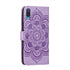 OOPKINS Compatible with Samsung A02 Case PU Leather Mandala Embossed Design Phone Case Flip Notebook Wallet Card Slot Holder Magnetic Stand Cover ...