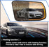 Passenger Side View Heated Mirror Glass, with Rear Holder, Compatible with Nissan Altima Sentra 2013-2018, Replace 963653TH0A - Right Side Mirror ...