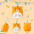 SQEQE Bear Plushie Birthday Bear Stuffed Animal Creative Bear Plush Pillow Birthday Party Home Room Decoration Doll Gift for Kids(Bear,10 Inch)...