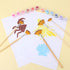 5 Pcs Fan Paint Brushes, Oil Acrylic Paint Brushes, Fan Brush for Painting, Nylon Hair Watercolor Fan Brushes, Paint Brushes for Acrylic Painting,...