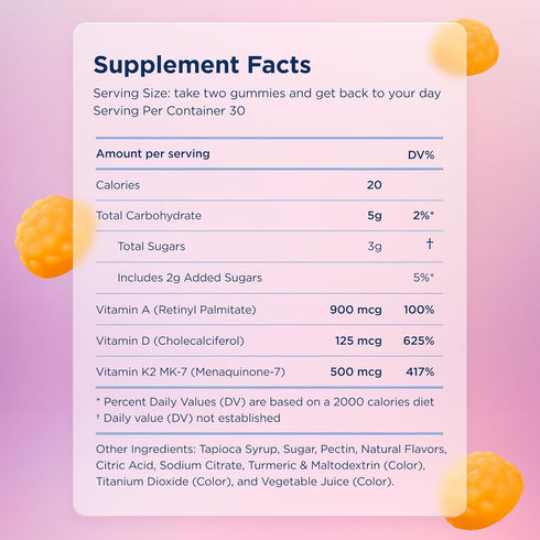 Canary Barrier Booster Vitamin A, D, & K Immune Support Gummy - Great for Immune Support, Bone Strength, & Cardiovascular Health - Vegan Berry Ban...