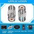 2PCS PL259 UHF Coax Adapter Cable Gender Changers, SO239 Coax Connector Female to Female Coaxial Adapter for CB Radio, Antenna...