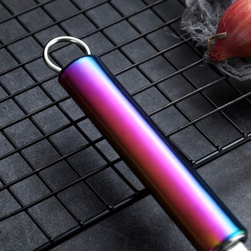 Berglander Cooking Ladle, Stainless Steel Rainbow Handle Soup Ladle Soup Spoon With Titanium Plating, Metal Ladle For Cooking, Colorful Handle Kit...