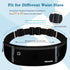 Running Belt Women Men, Fanny Pack Waist Bag, Phone Holder for Running Workout Plus Size Waterproof Adjustable Belt Bag for iPhone 15 14 13 12 11 ...