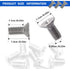 4pcs Stainless Steel Brake Disc Rotor Screws 93600-06014-0H- Compatible With Honda, Acura, Hyundai and Kia Models, Stainless Steel Retaining Screw...
