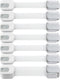 Child Safety Strap Locks (10 Pack) Baby Locks for Cabinets and Drawers, Toilet, Fridge & More. 3M Adhesive Pads. Easy Installation, No Drilling Re...