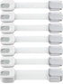 Child Safety Strap Locks (10 Pack) Baby Locks for Cabinets and Drawers, Toilet, Fridge & More. 3M Adhesive Pads. Easy Installation, No Drilling Re...