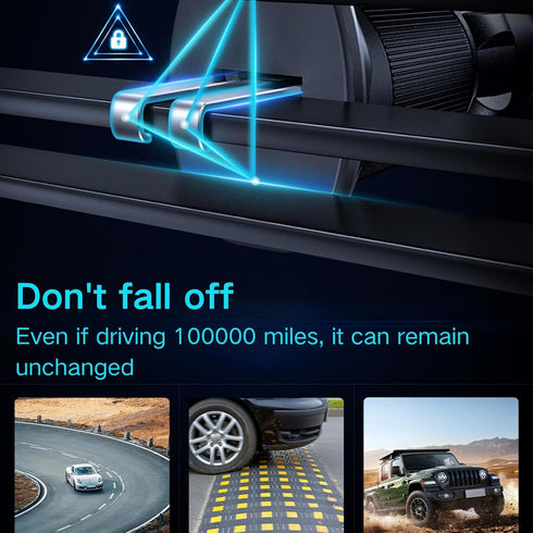 Magnetic Car Mount for iPhone and Android - 720 Adjustable, Never Blocks Vent, Fits All Phones, Hands Free Magnetic Phone Holder,Easy to Use, Blac...