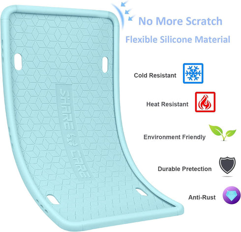 2 Pack Silicone License Plate Frame Front Back License Plate Cover License Plate Bracket Holder Rust-Proof, Rattle-Proof, Weather-Proof, for US CA...