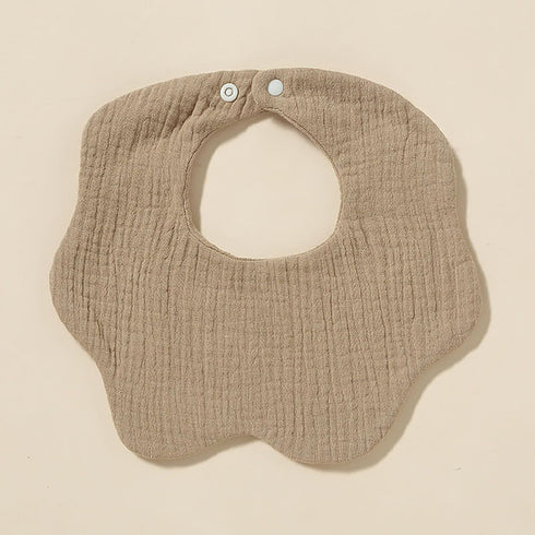 Muslin Baby Bibs Lap Shoulder Absorbent Drool Teething Bib Unisex Snap Cotton Soft 6 Layers Feeding Burp Cloth Bibs for Girls Boys Infant Toddler,...