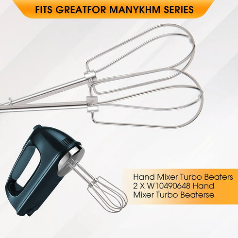 Hand Mixer Beaters that works with KitchenAid KHM5APWH7...