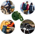 XTACER 1 Inch Molle Backpack Accessory Strap Luggage Straps Cover Strap Sleeping Bag Strap with Buckle (Green, 60)...