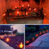 10Ft Halloween Flicker Flame String Lights, C18 Outdoor Halloween Decorations String Lights with 10 Flickering Flame Bulbs for Indoor Outdoor Gard...
