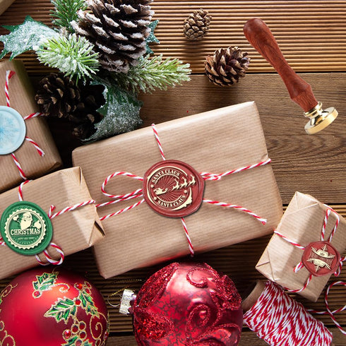 Snowflake Wax Seal Stamp Kit,Christmas Snowflake Sealing Wax Stamp for Christmas Party Invitations Letter Envelope Cards Crafts Gift Package Decor...
