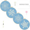 INFUNLY 4 Pack Snowflake Embroidery Kits Cross Stitch Kits for Beginners Adults Christmas Needlepoint Starter Kit with Instructions for Thanksgivi...