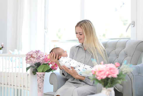 BaeBae Goods Swaddle Blanket, Adjustable Infant Baby Swaddling Wrap Set of 4, Baby Swaddling Wrap Blankets for Boys and Girls Made in Soft Cotton ...