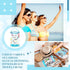 3 Pcs Clear Beach Lotion Cosmetic Bags Waterproof Makeup Pouches Blue PVC Toiletry Bags Travel Zipper Pouches Plastic Seaside Bags Organizer for G...