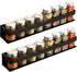 KES Spice Rack Organizer Kitchen Spice Rack Seasoning Organizer 16 Inch Aluminum Spice Holder Wall Mount Anodized Black 2 Pack, KSR401S40-BK-P2...