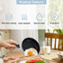Nonstick Mini Egg Pan, 4.7inch One Egg Frying Pan Omelet Pan Single Egg Pan Stainless Steel Mini Skillet Induction Small Egg Skillet(blue)...