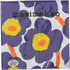 IHR Ideal Home Range Cocktail Napkins Marimekko Disposable 3-Ply Paper Party Napkin Pack, 5" x 5", Unikko Dark Blue, 20-Count...