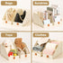 DIMJ Closet Organizers for Purses and Handbags Storage, Small Storage Bins Foldable, Small Basket for Shelves, Wardrobe, Bedroom - Closet Shelf Or...